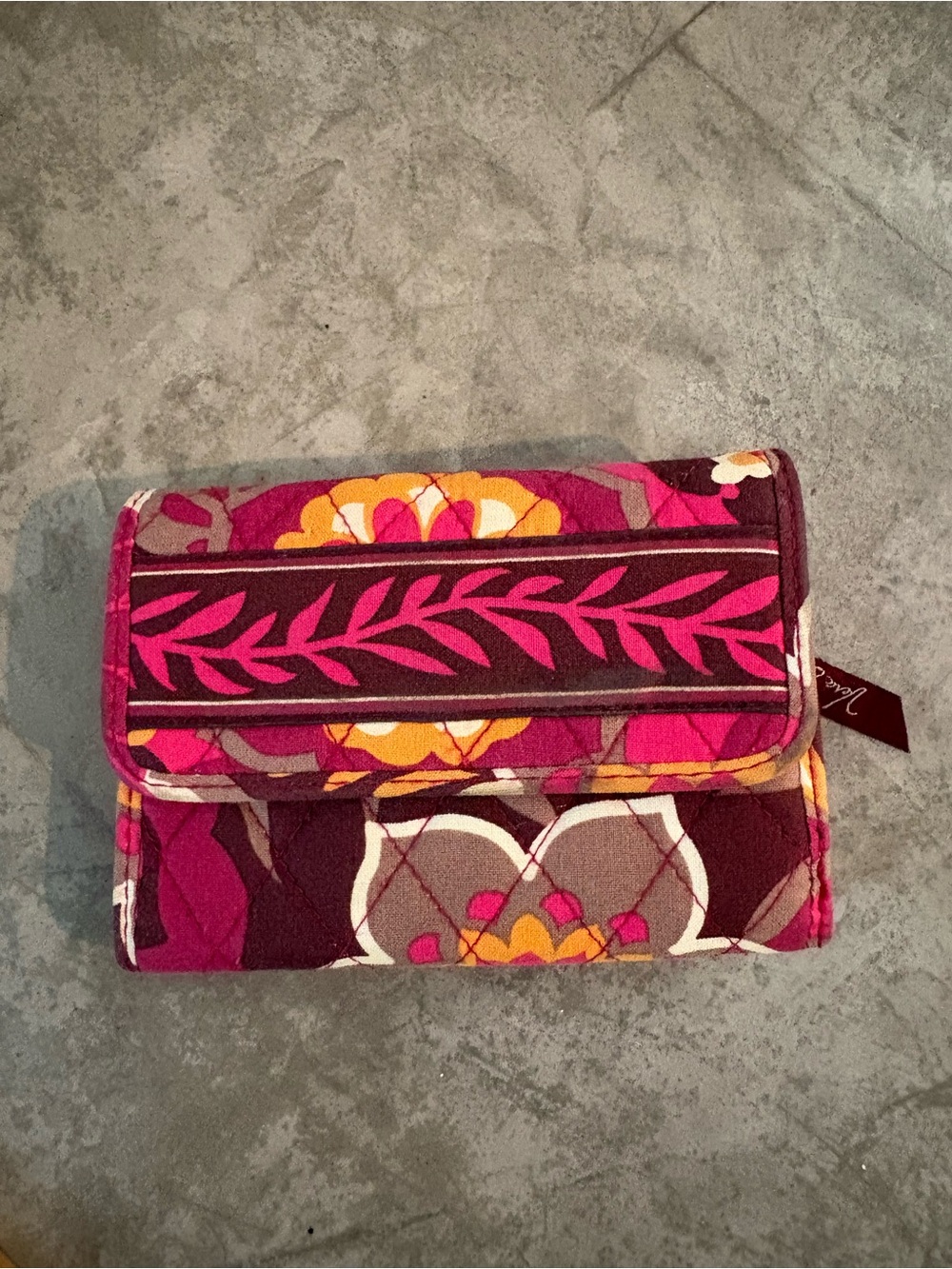 Vera Bradley wallet in the retired “Carnaby floral” pattern